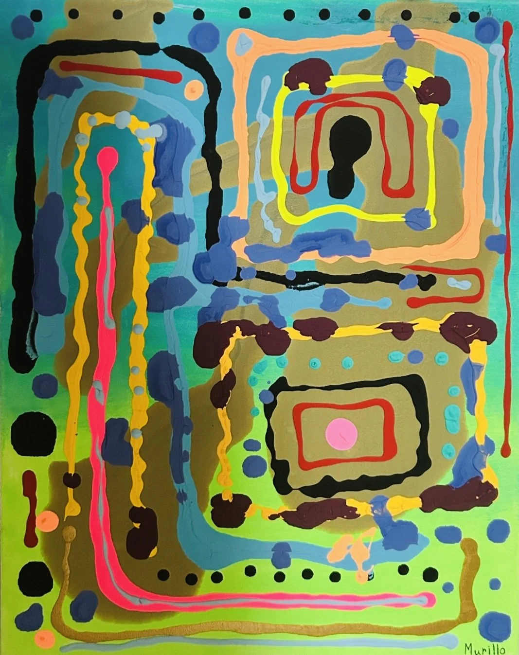"Untitled", 24x36, Acrylic on Canvas