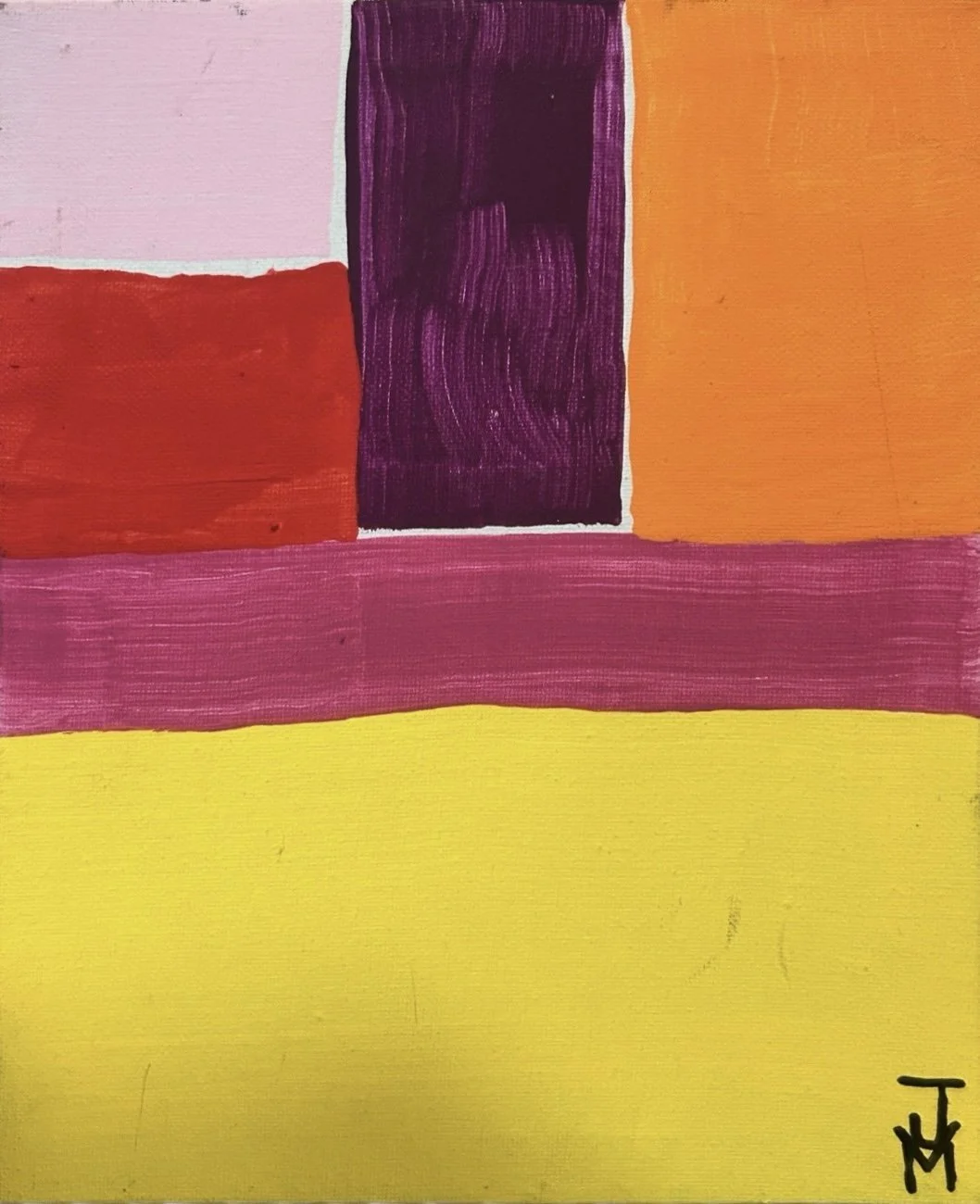 "Untitled", 8x10, Acrylic on Canvas