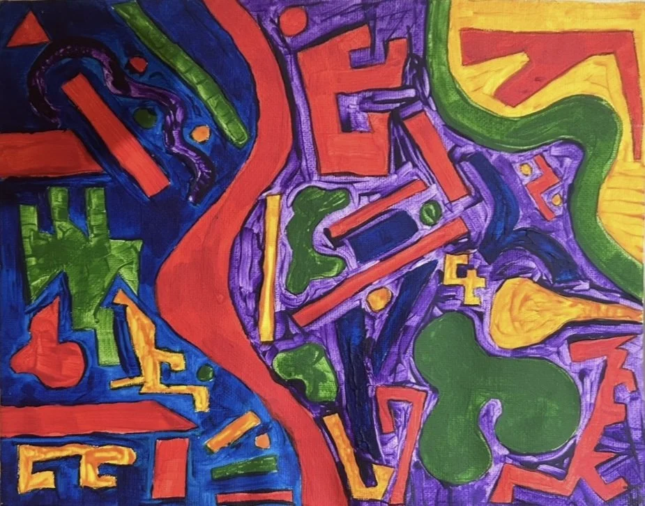 "Untitled", 8x10, Acrylic on Canvas