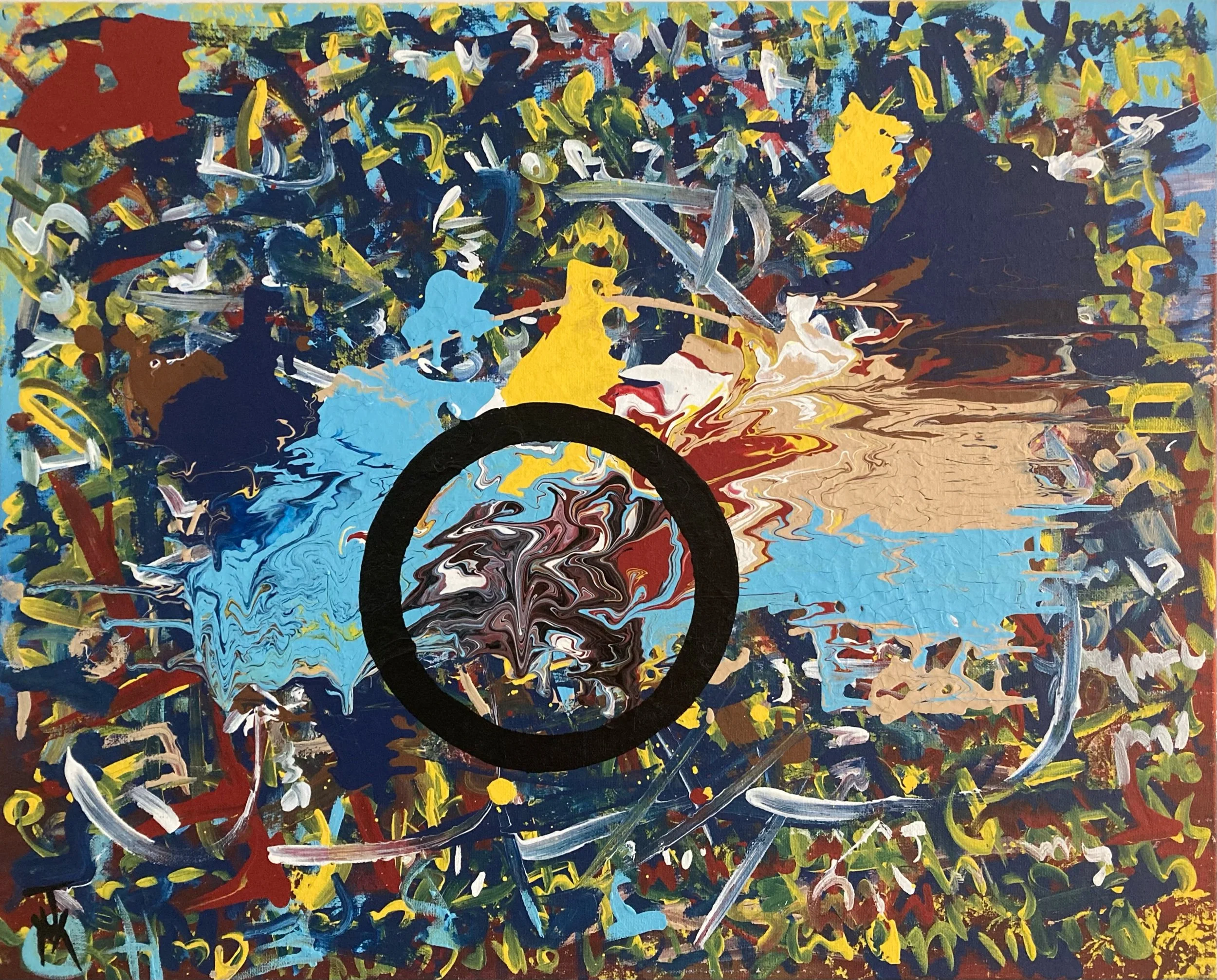 "Moby Dick", 24x36, Acrylic on Canvas