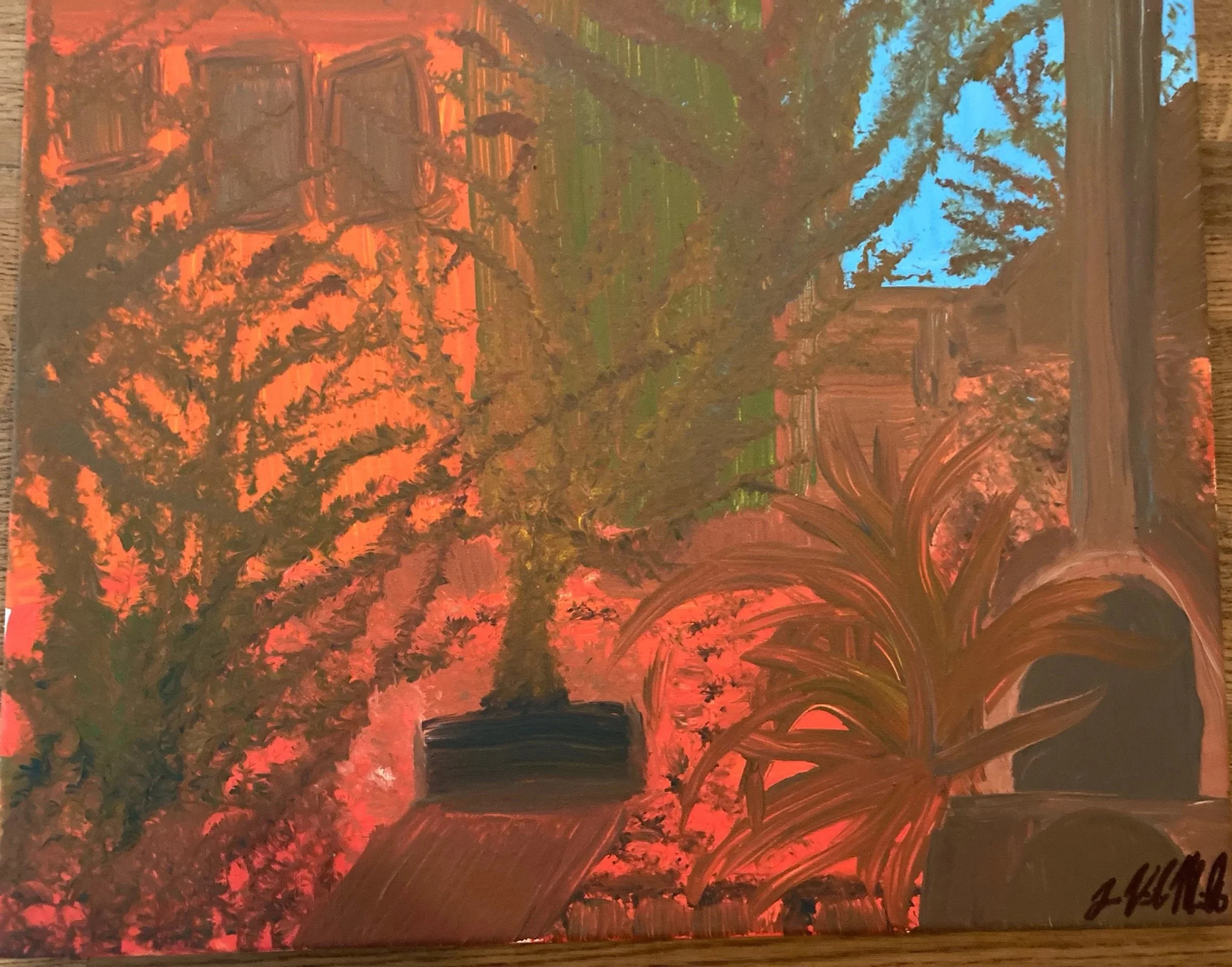 "Hostel Ruthensteiner", 16x20, Acrylic on Canvas
