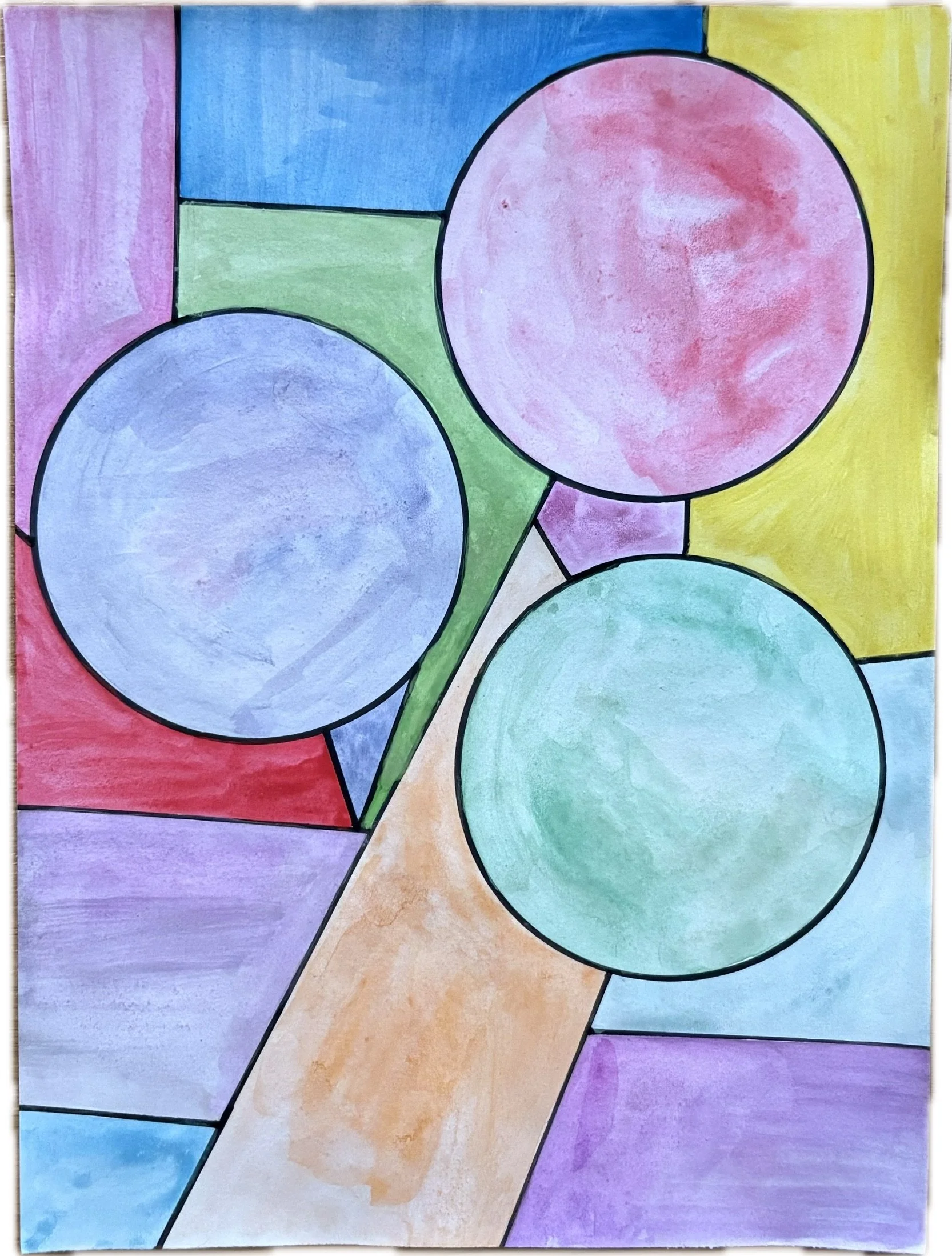 "Side by Side", 8x10, Watercolor on Paper