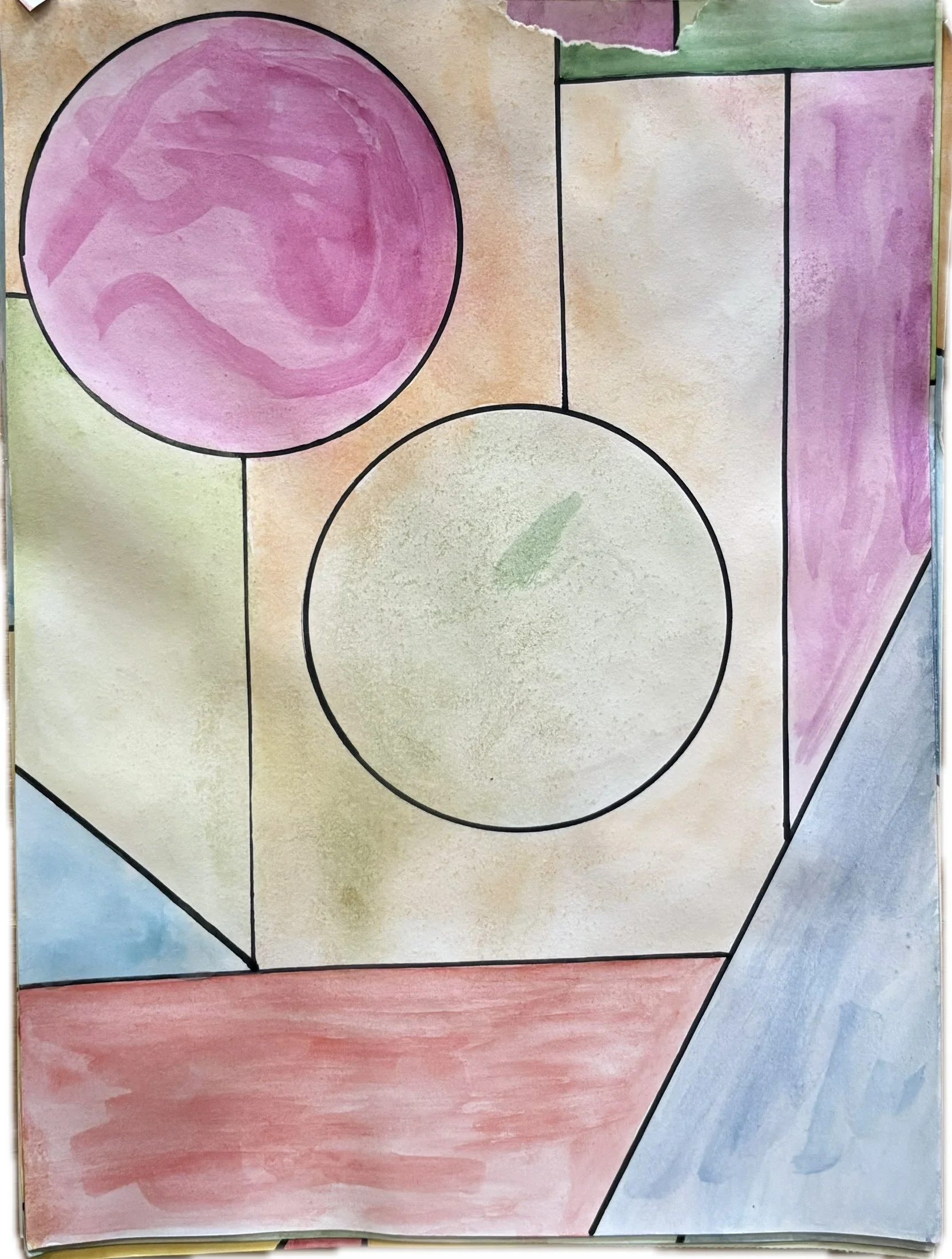 "Muy Pronto, Doña" 8x10, Watercolor on Paper