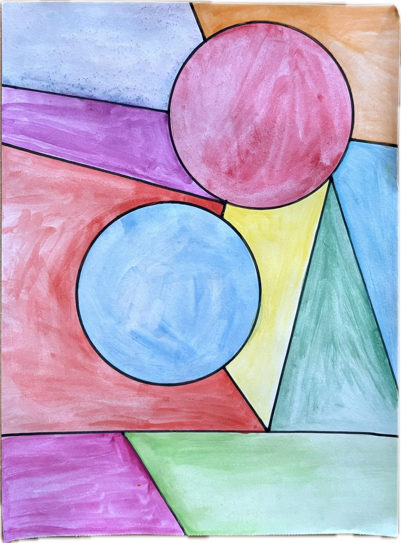 "Estamos Suffriendo", 8x10, Watercolor on Paper