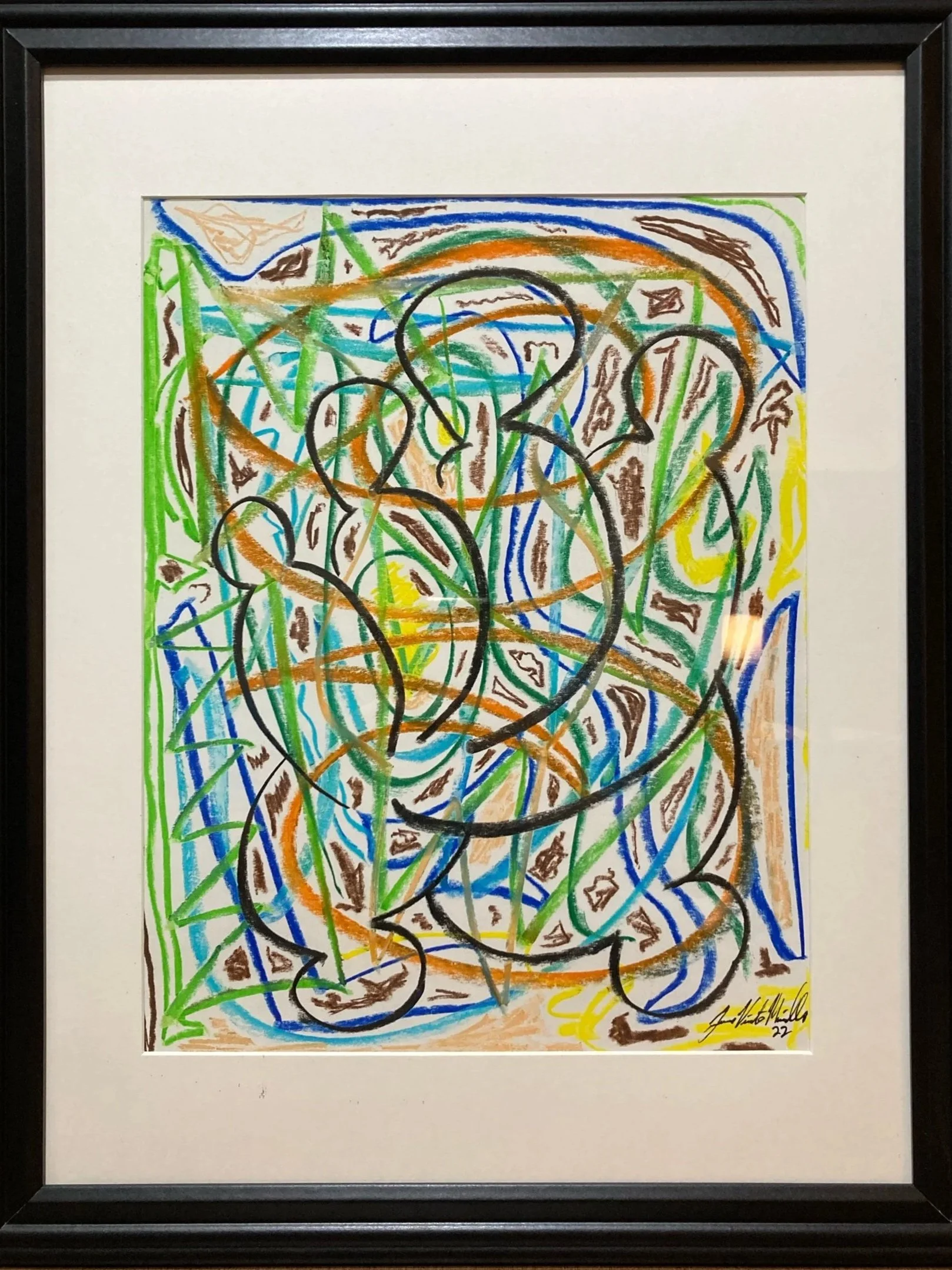 "Crown of Lovers", 11x14, Pastel on Paper