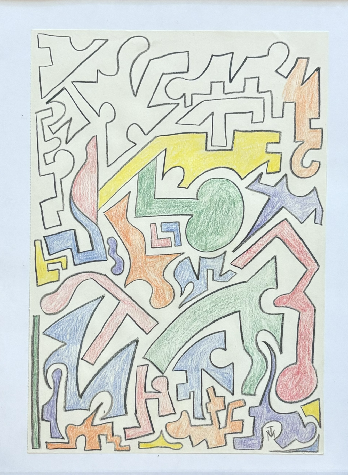 "Untitled", 8.5x11, Color Pencil on Paper