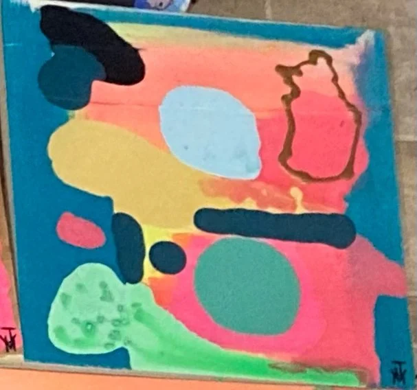 "Untitled", 12x12, Acrylic on Wood Panel