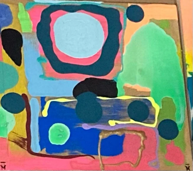 "Untitled", 12x12, Acrylic on Wood Panel