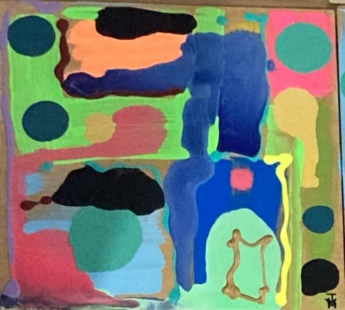"Untitled", 12x12, Acrylic on Wood Panel