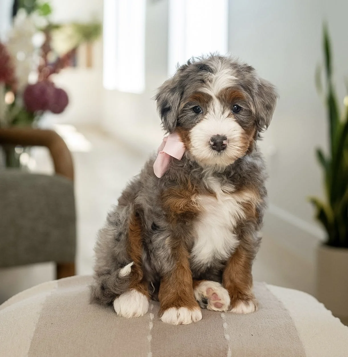$25,000 Pink Female - Mini Multigen Bernedoodle