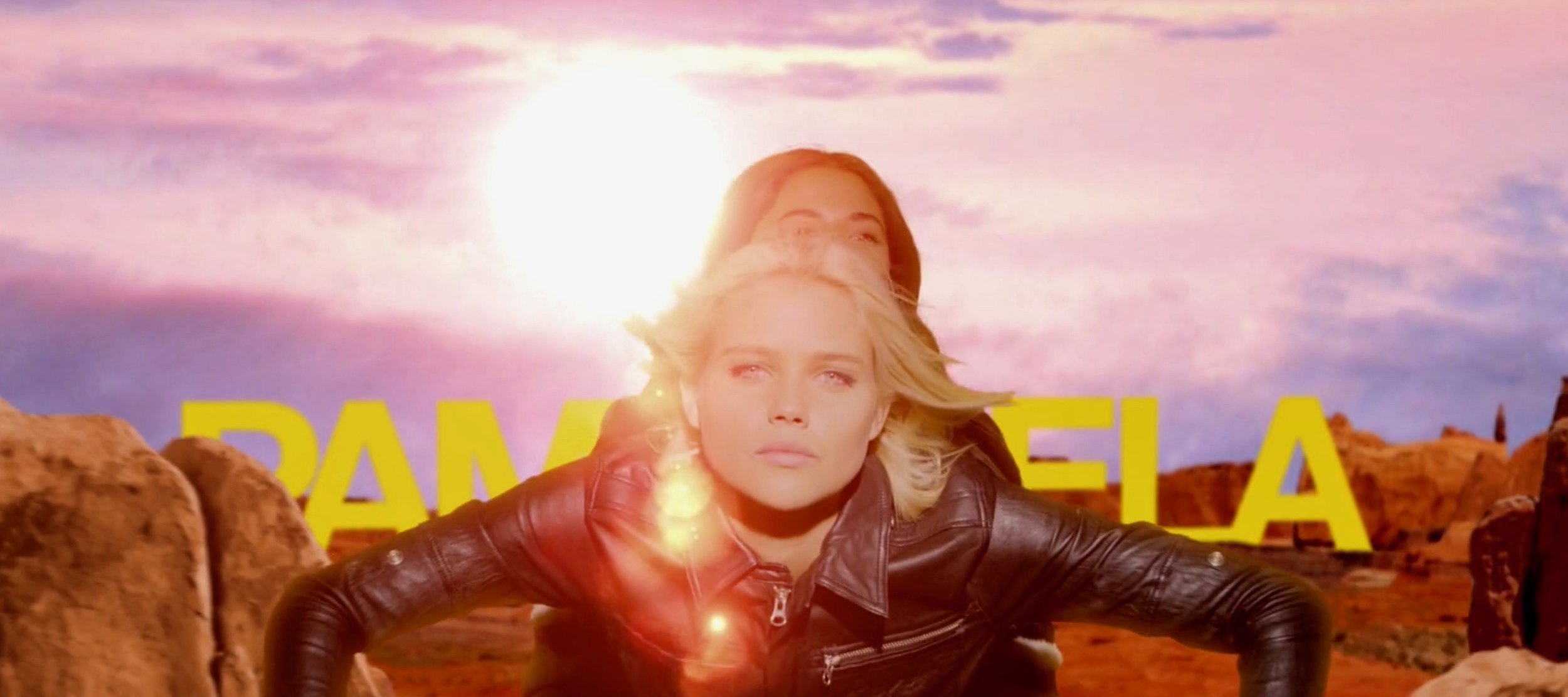 Pam & Gela - NY Billboard