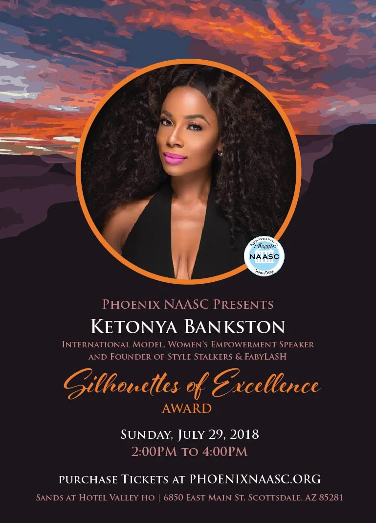 Ketonya Bankston International Model, Women’s Empowerment Speaker and Founder of Style Stalkers & FabyLASH.