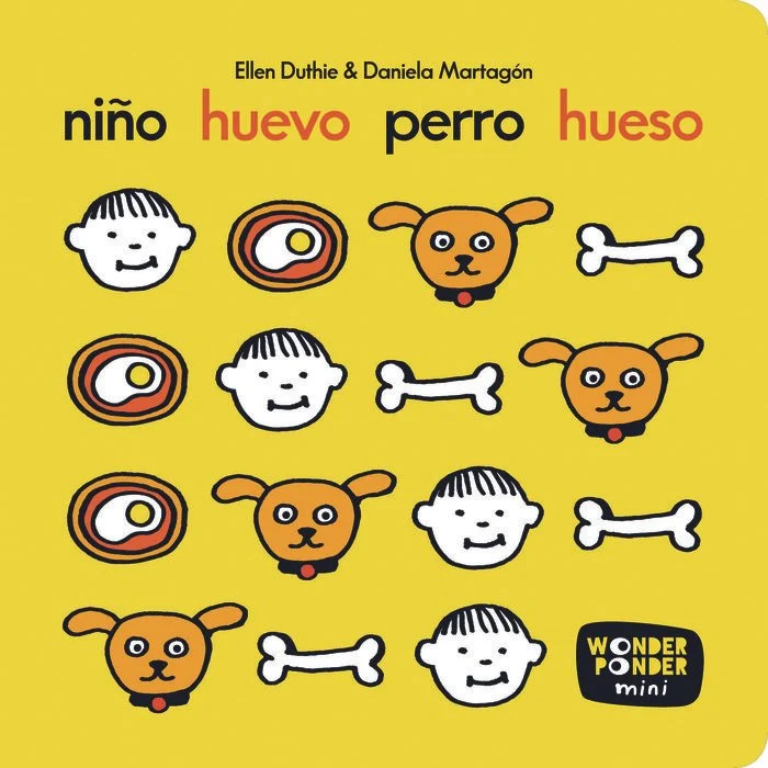 niño huevo perro hueso