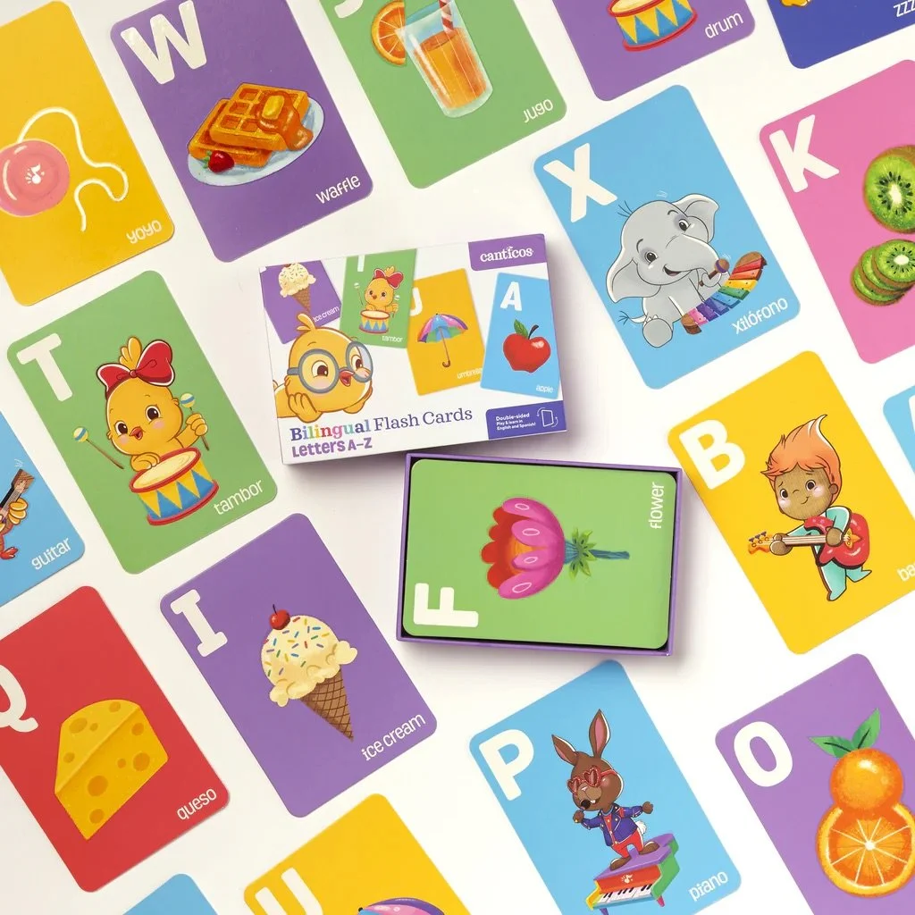 Bilingual Flash Cards Letters (Spanish&English)