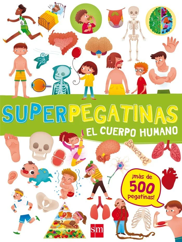 SuperPegatinas EL CUERPO HUMANO