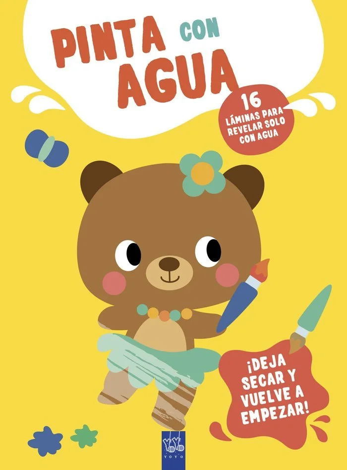 Pinta con agua. Osa.