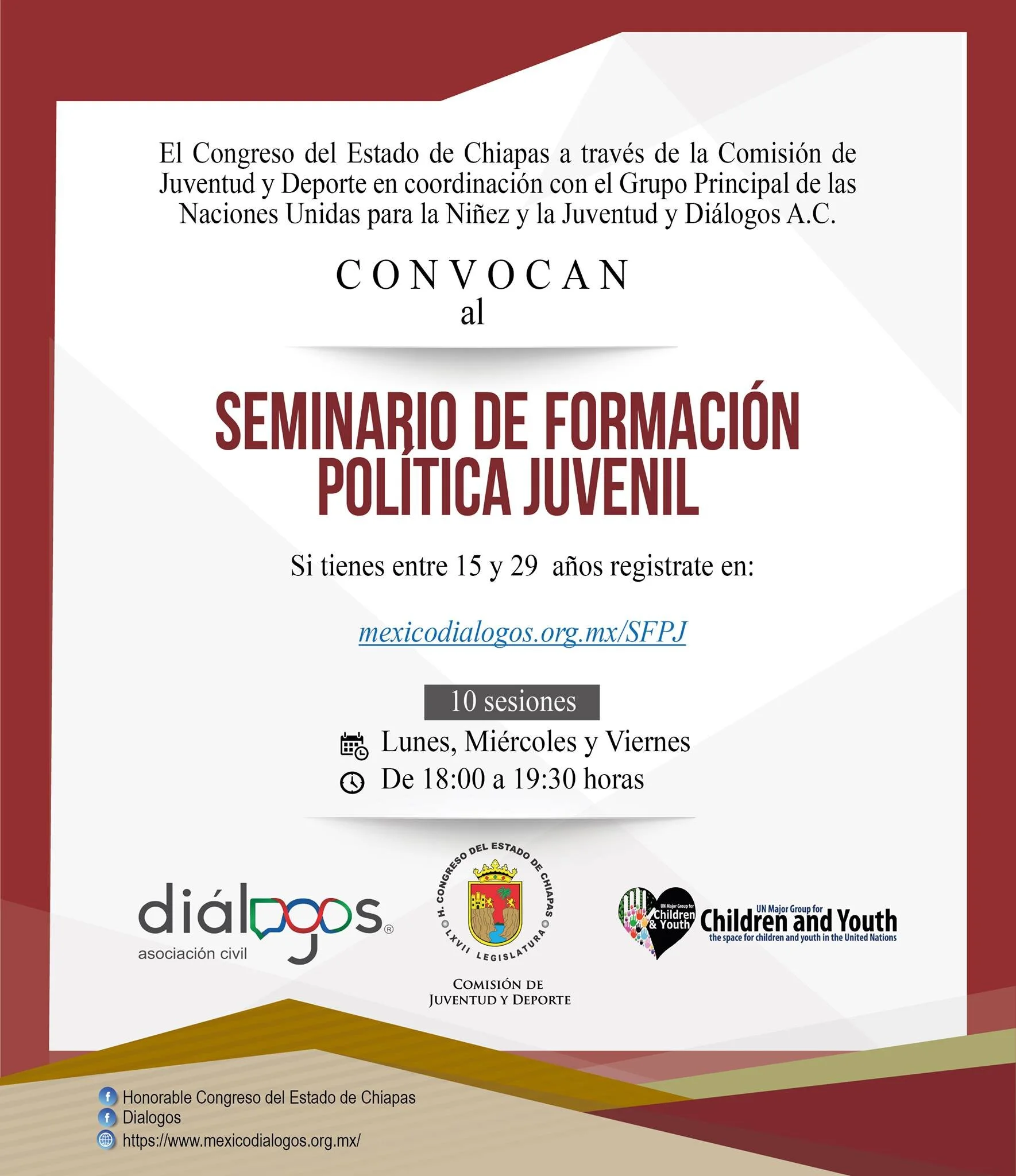 SEMINARIO DE FORMACIÓN POLÍTICA JUVENIL