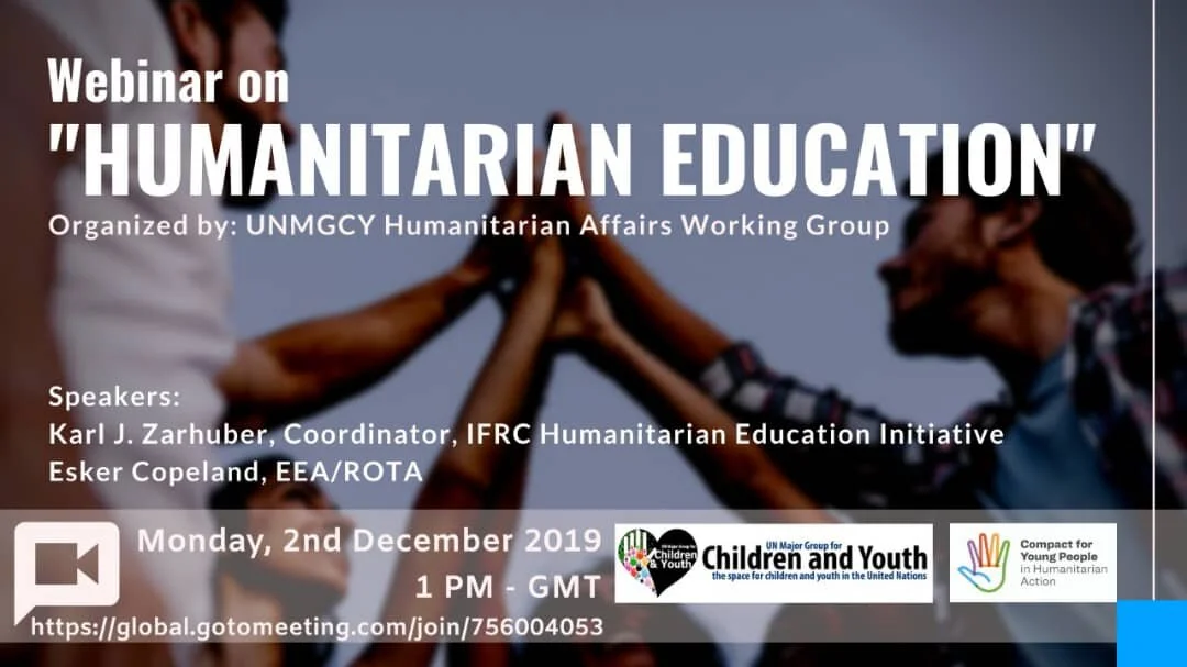 Webinar on Humanitarian Education