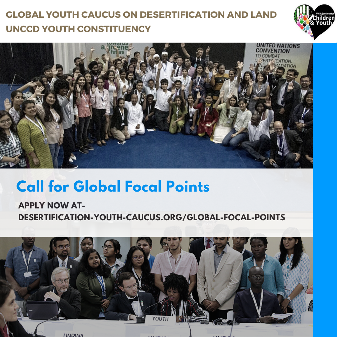 Elections for Global Focal Point for Global Youth Caucus on Land and Desertification 