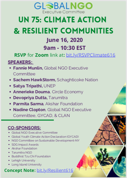 UN 75 : Climate Action and Resilient Communities