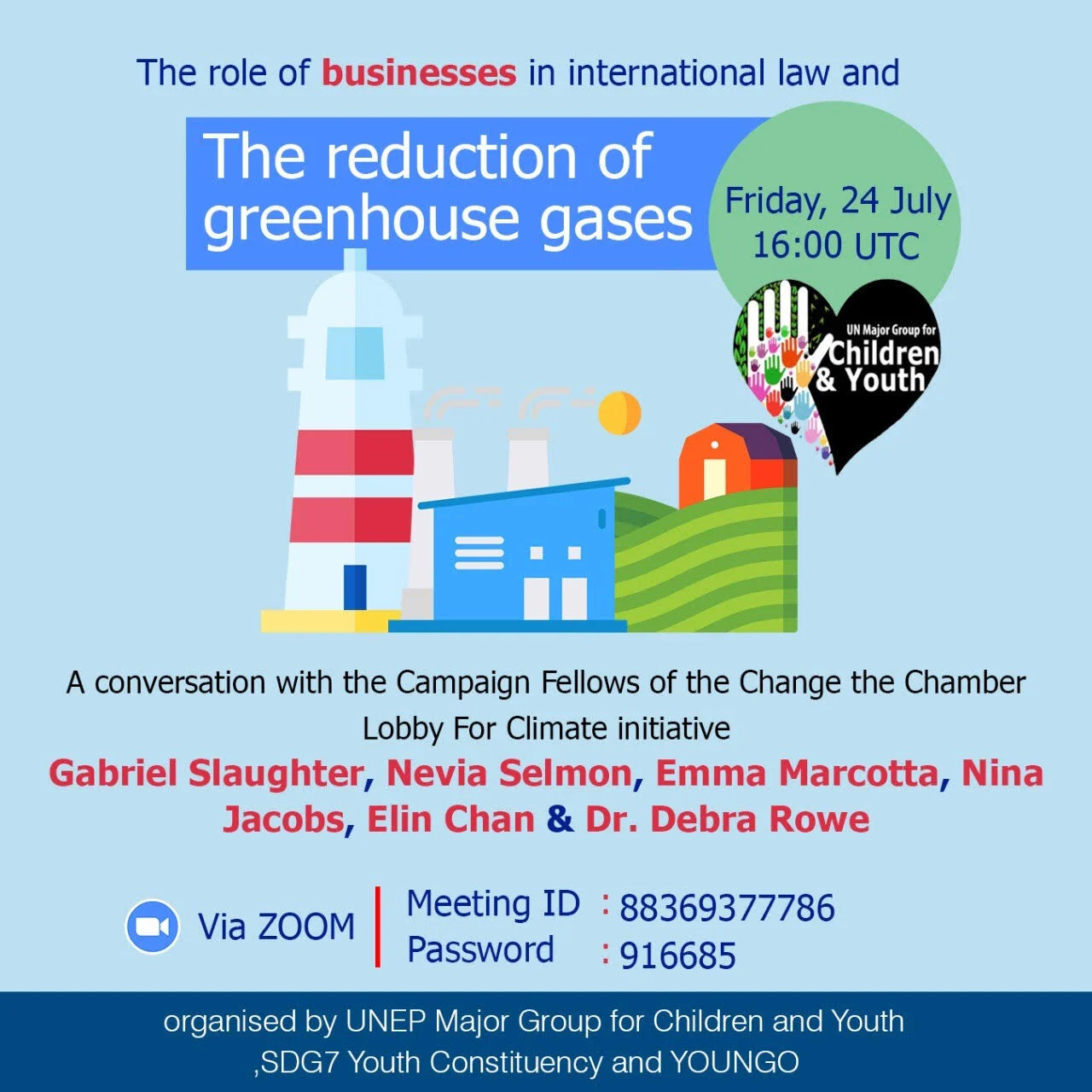 Webinar !! Business, International Law and Greenhouse Gases