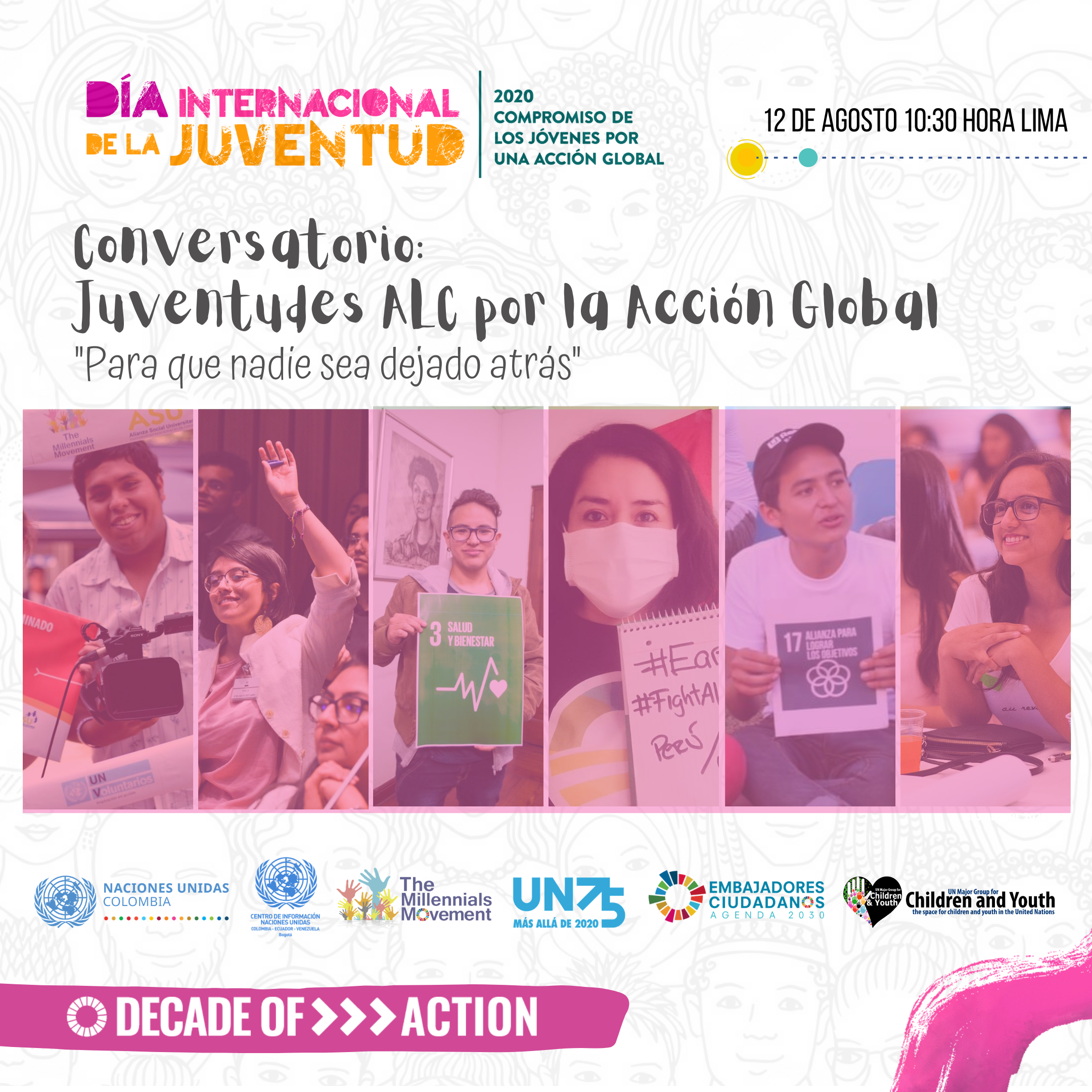 Conversatorio "Juventudes ALC por la Acción Global- Para que nadie sea dejado atrás