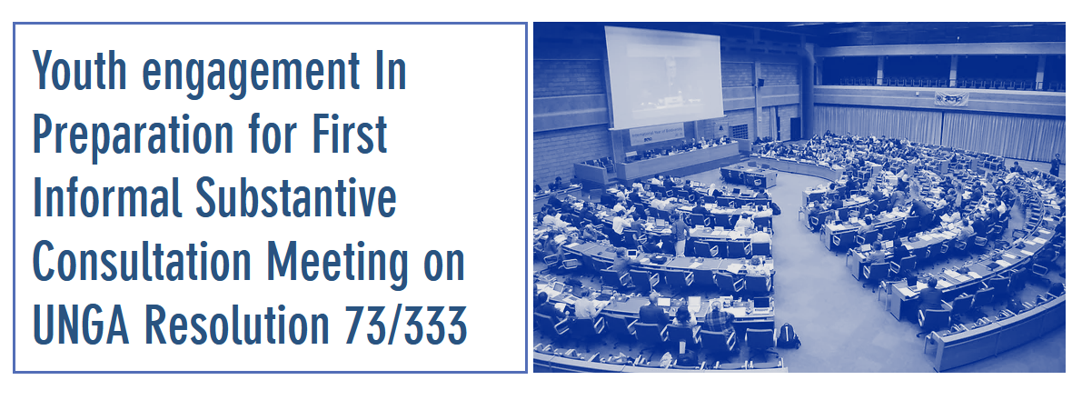 Youth engage in the negotiations on Global Pact for the Environment