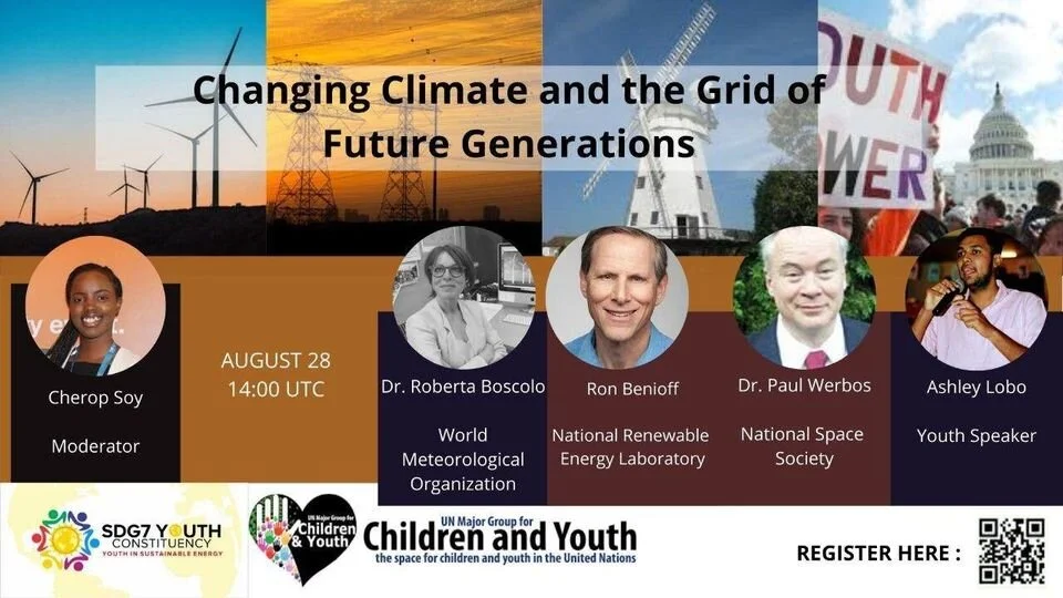 Webinar- Changing Climate and Grid of Future Generations, August 28th, 14:00 UTC
