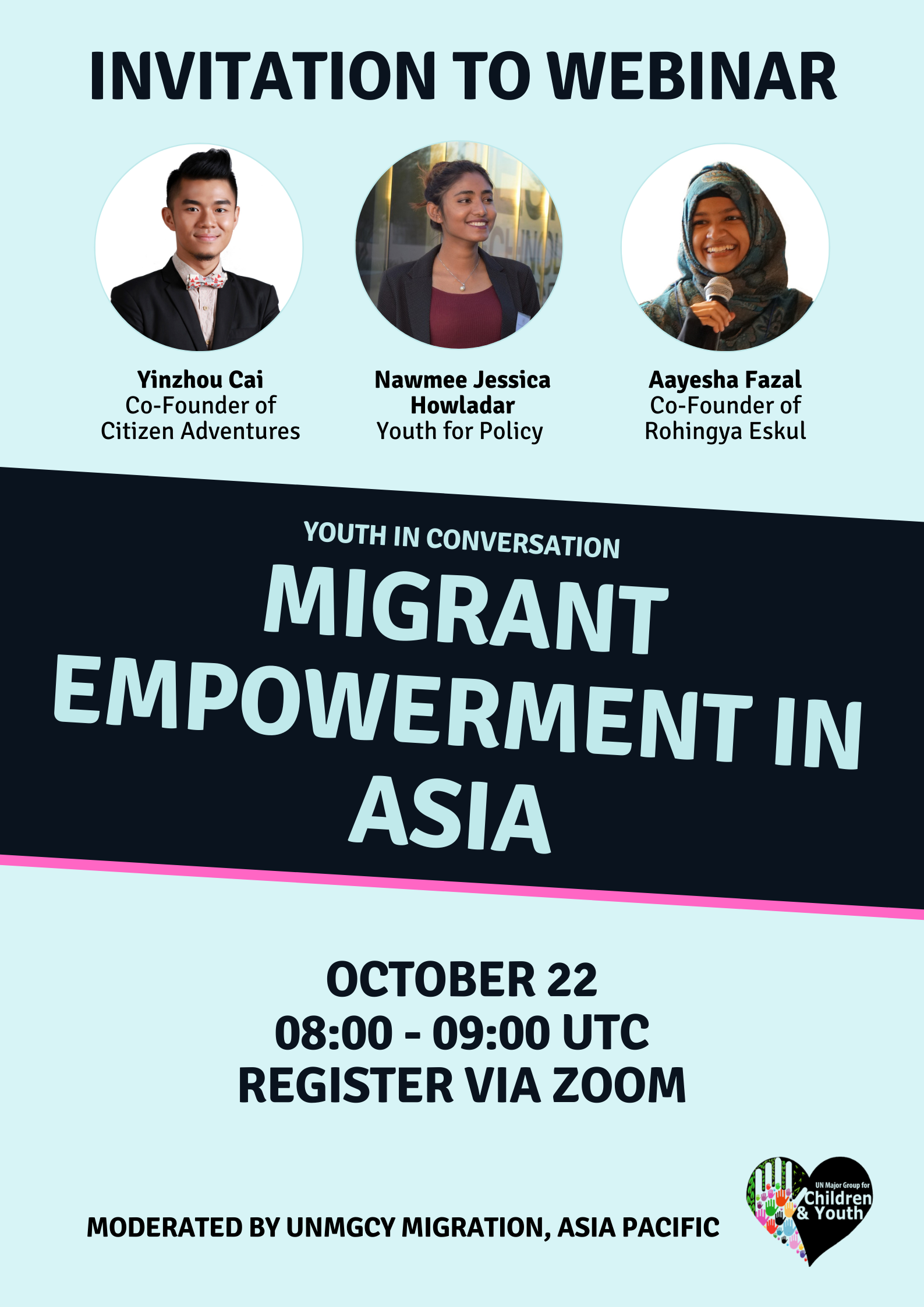 Webinar: Youth in Conversation- Migrant Empowerment in Asia-Pacific- 22nd October