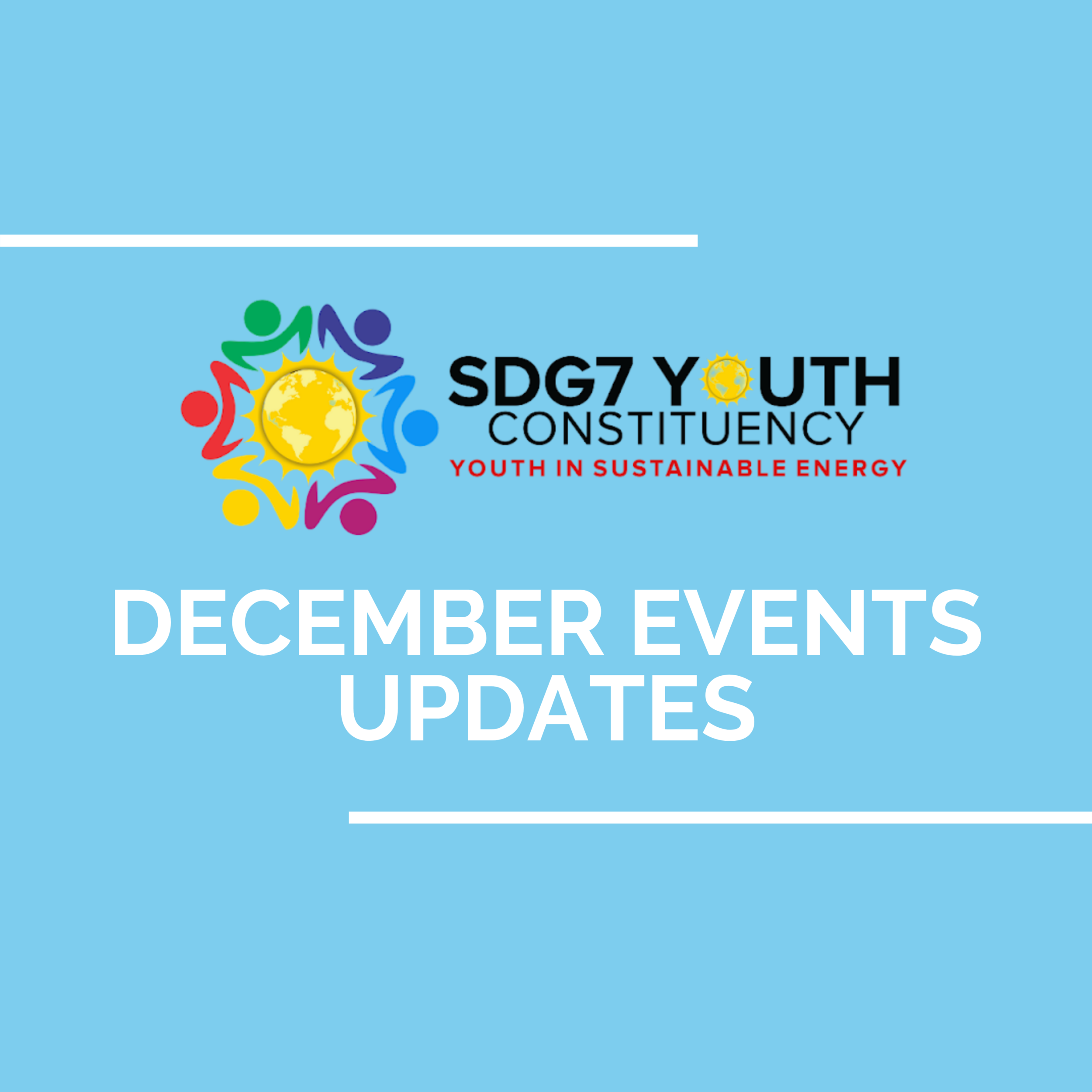 SDG7 December 2020 Updates and Events