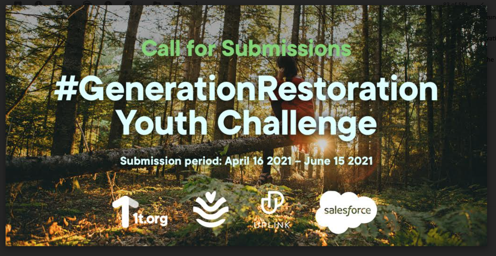 #GenerationRestoration Youth Challenge