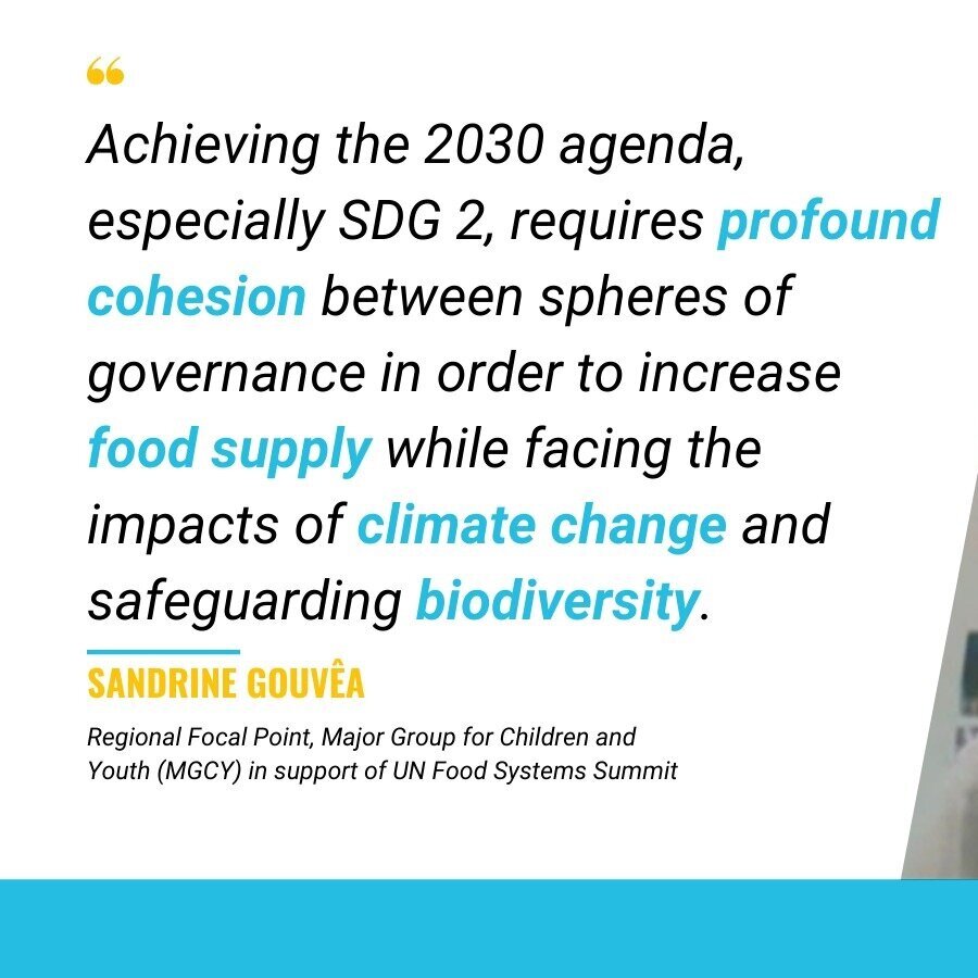 SDG 2 Youth Constituency raise awareness about sustainable food systems at the 10th ECOSOC Youth Forum