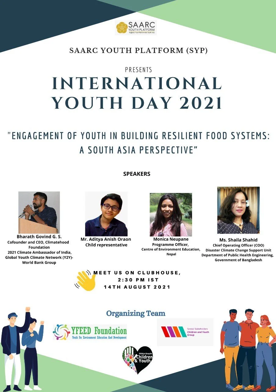 Engagement of Youth in Building Resilient Food Systems: A South Asian Perspective