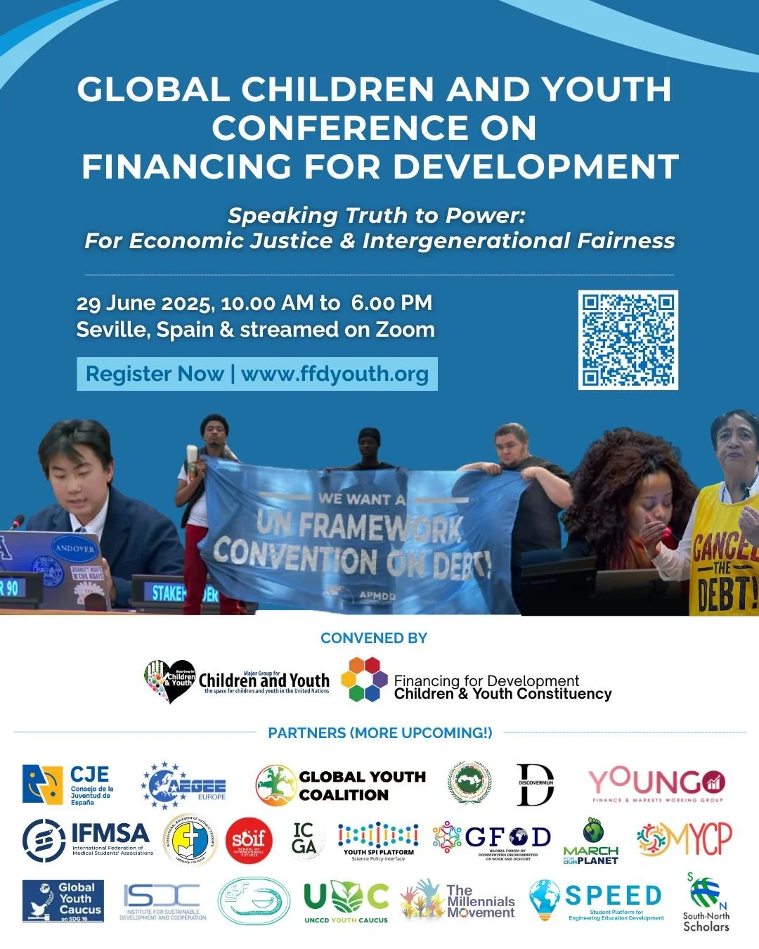 Global Youth &amp; Children Conference on Financing for Development (FfD) is here!!