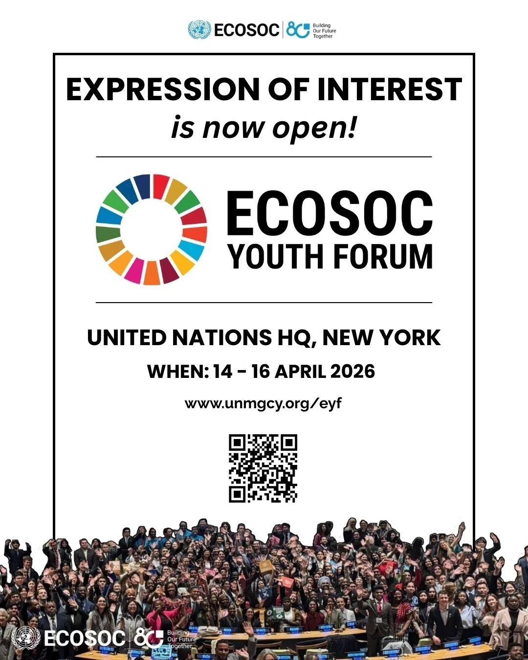 ECOSOC Youth Forum 2026 - Expressions of Interest Now Open!