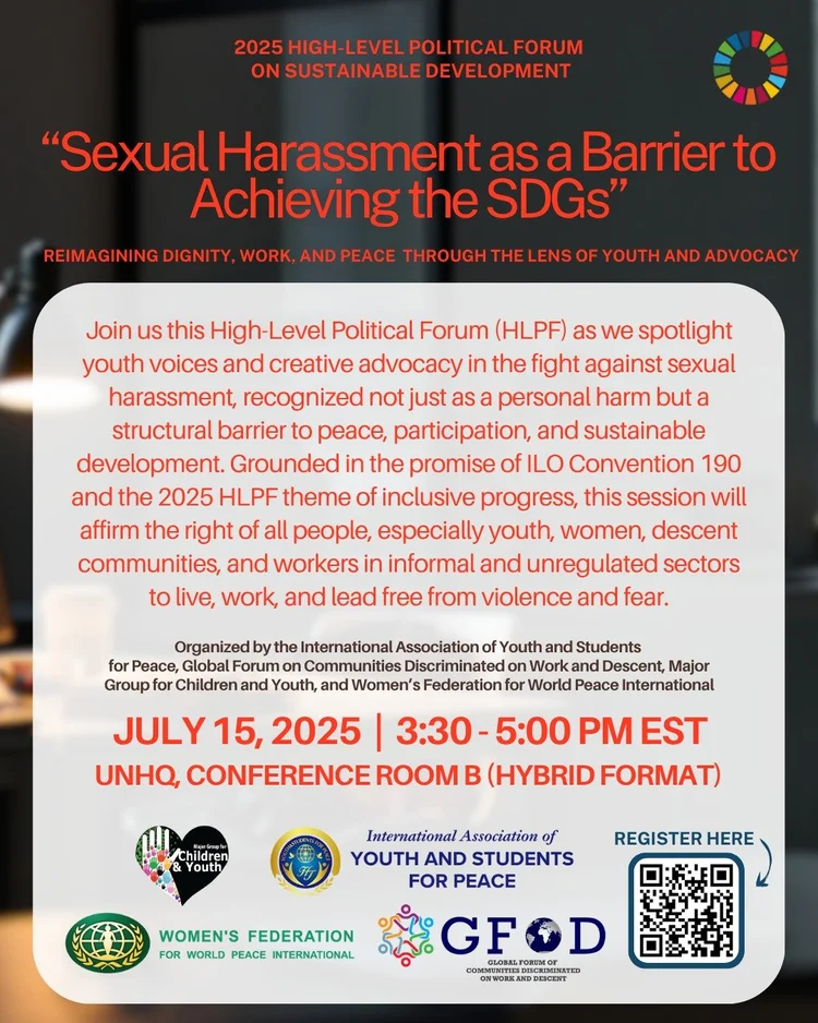 HLPF Side-Event: Sexual Harassment as a Barrier to Achieving the SDGs ...