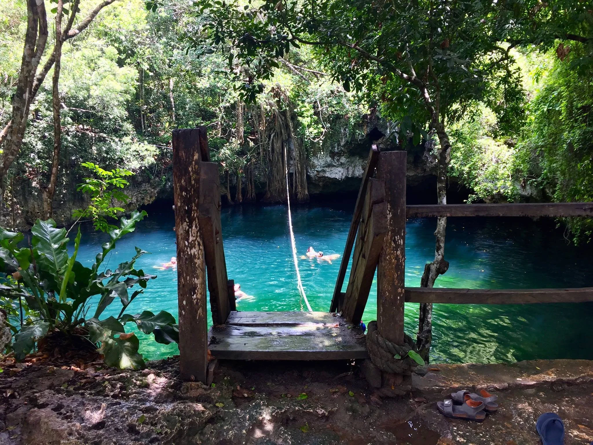 Visit one of the many cenotes in the area!