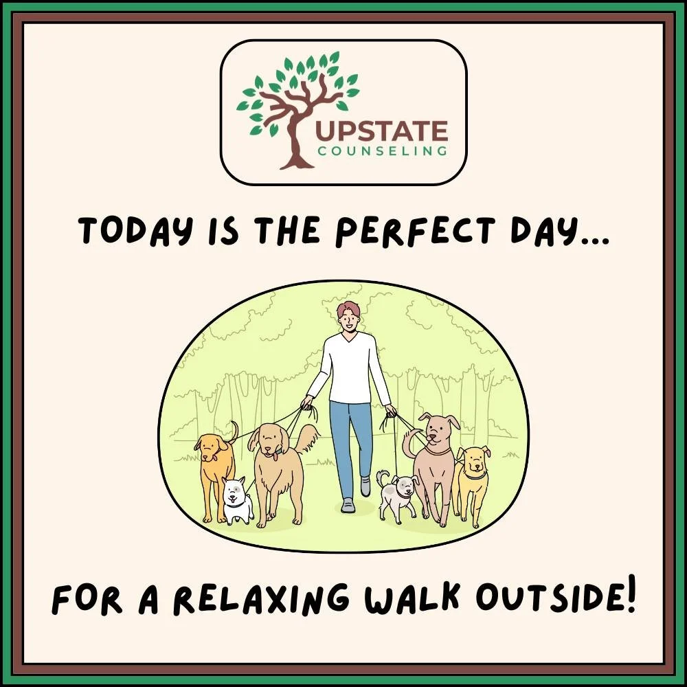 The weather is getting warmer, and the sun is getting brighter!😄☀ Today is the perfect day for a walk with a friend, your pet, or by yourself while listening to some relaxing music!🌳😌🤎 #Wellness #positivity #kindness #relaxation #therapy #selflov