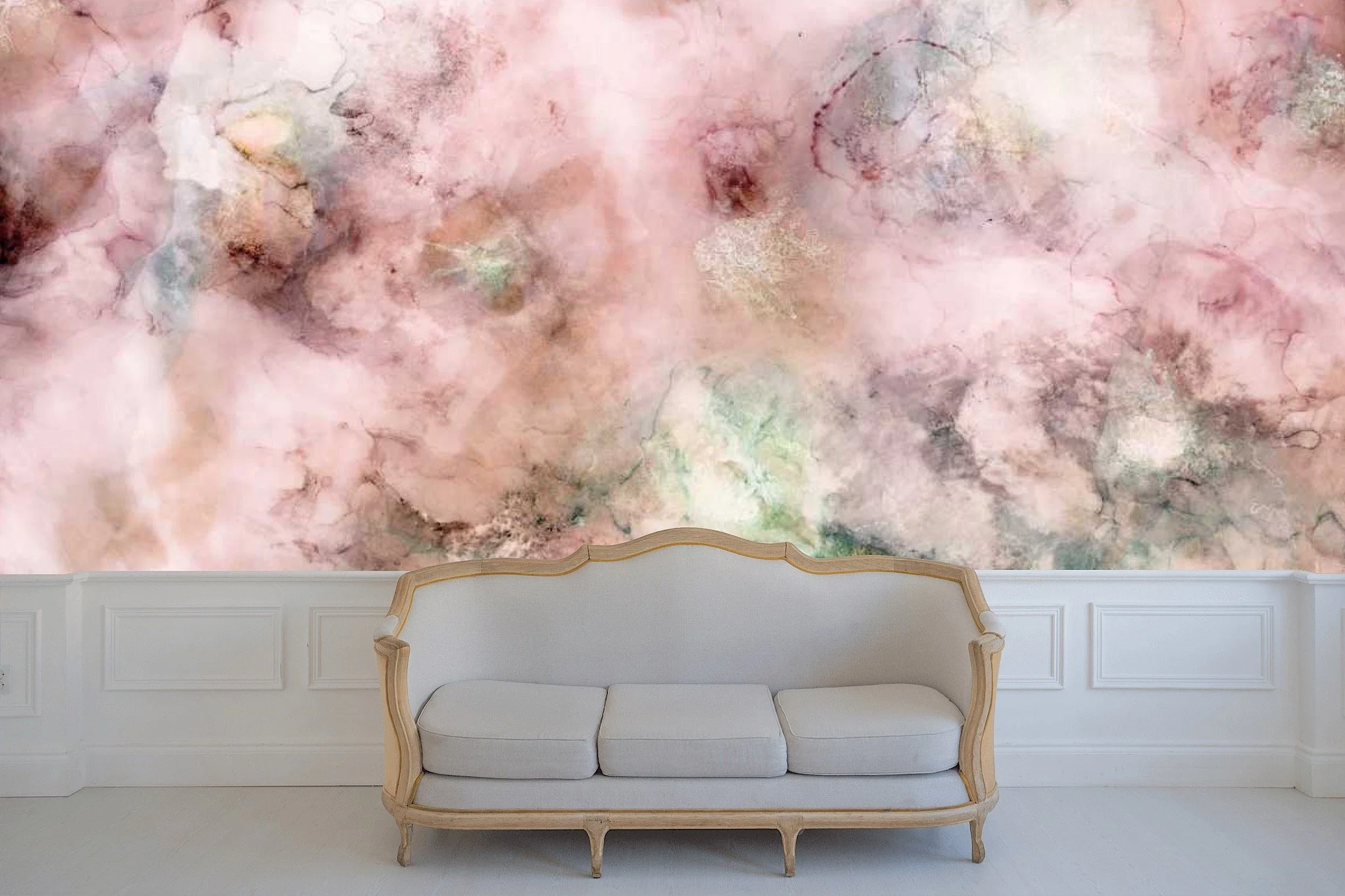 English Garden Wallpaper Mural Sample