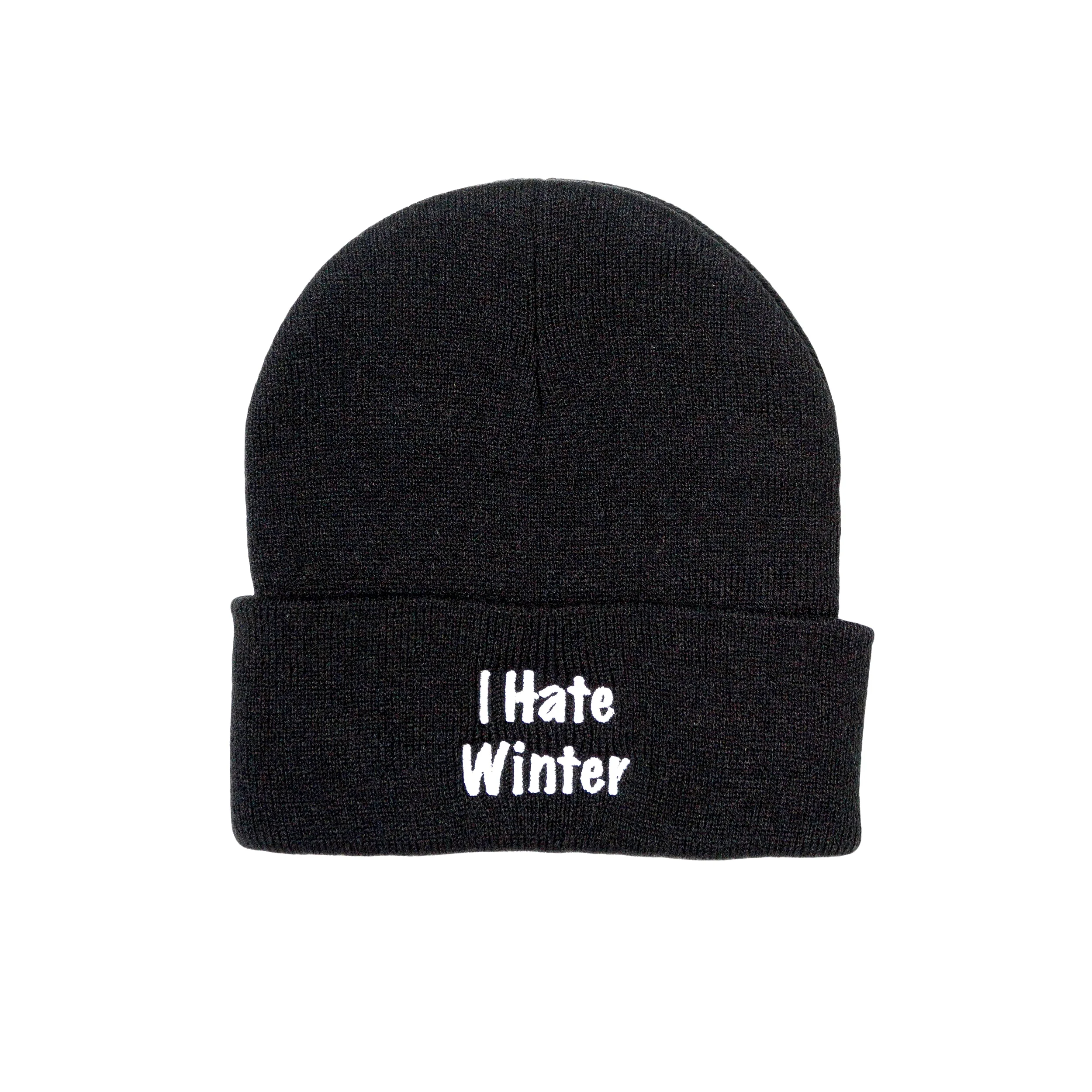 winter black hat