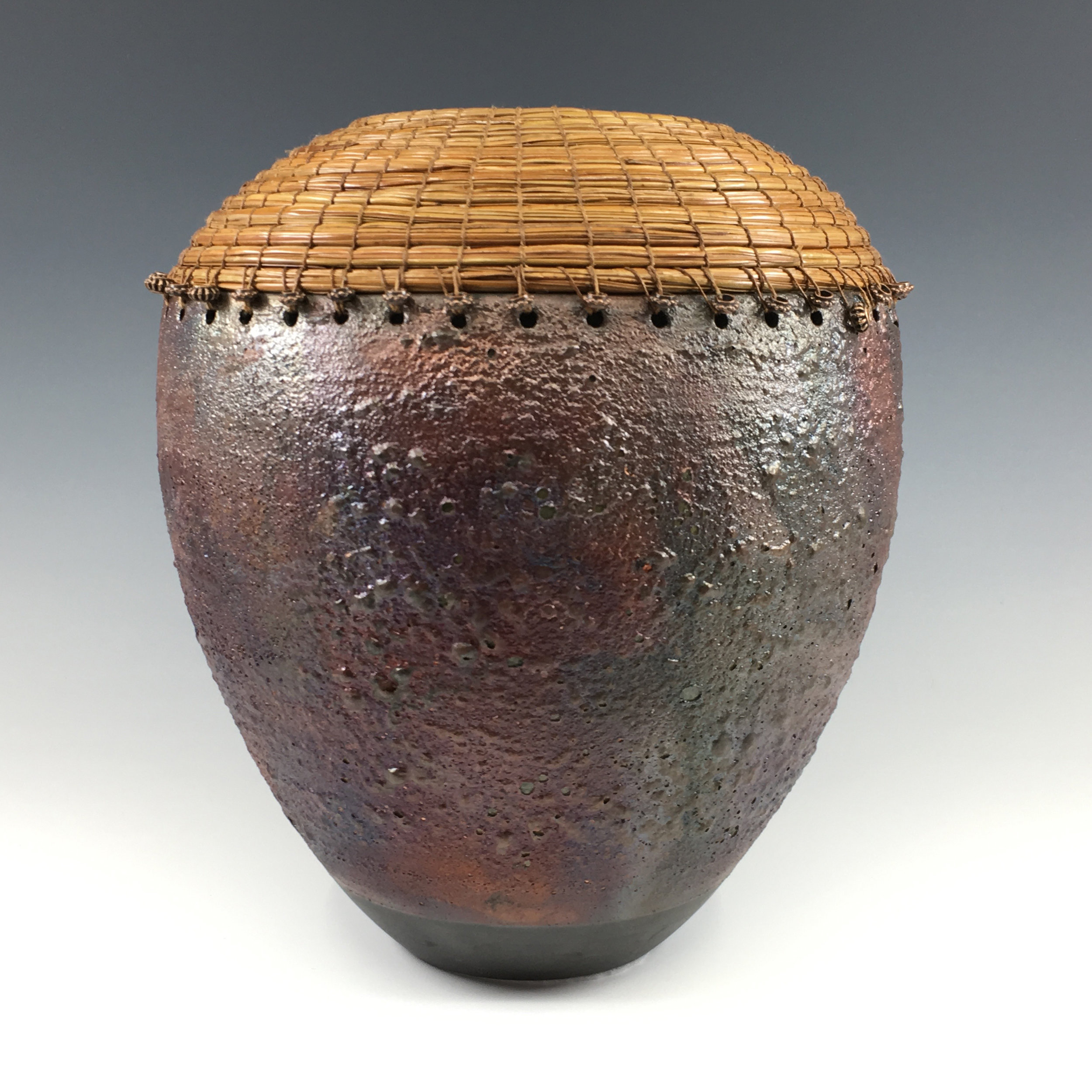 Raku Vase - July18