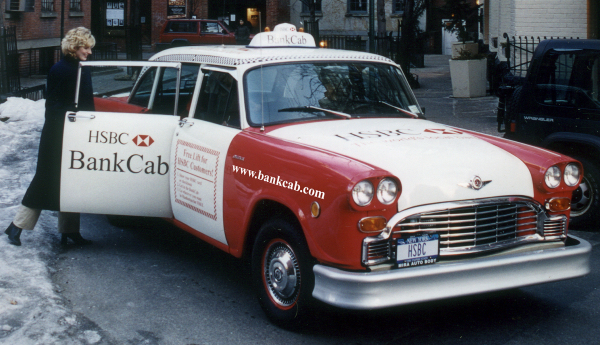 HSBC Bank Cab