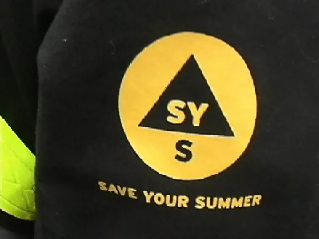 The official patch from the official uniform of an official member of the official SYS team. Yeah, we took summer pretty damn seriously…