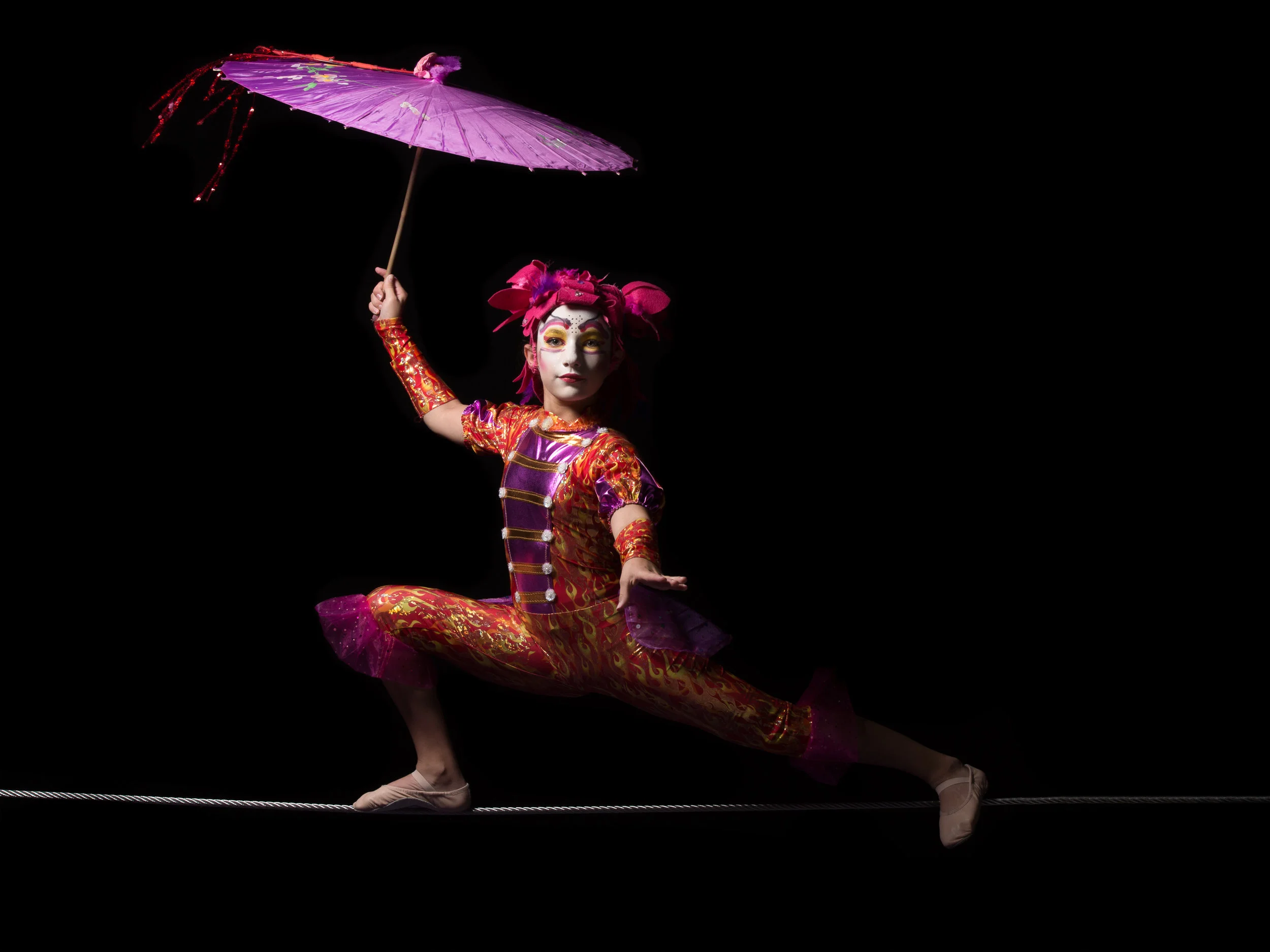 Hannah on Tightwire 40x30.jpg