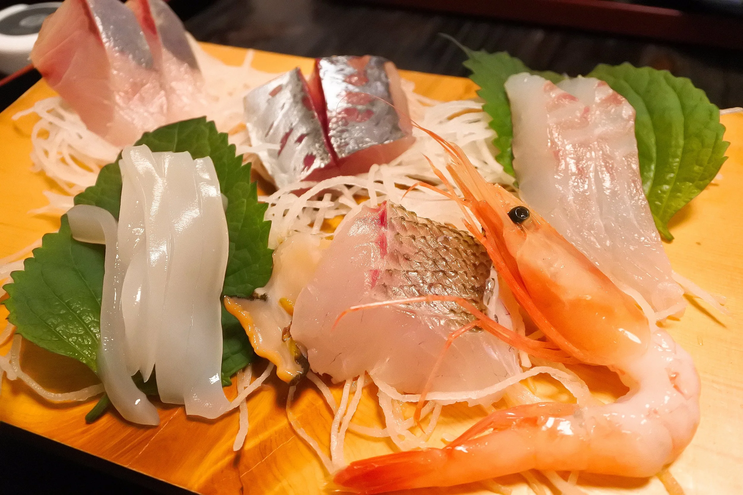 持田家の「おさしみ定食」