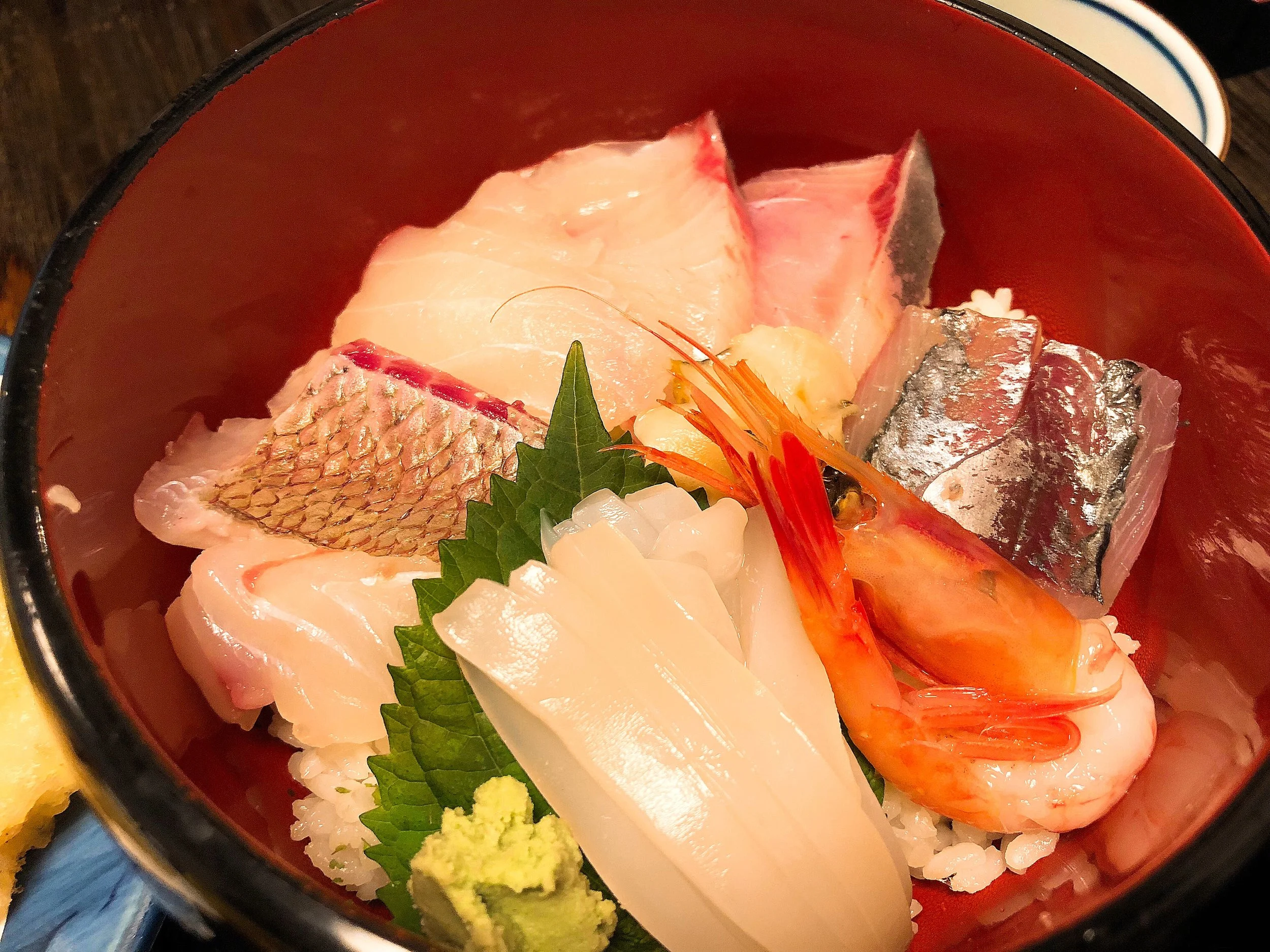 持田家の「持田家定食」 ミニ海鮮丼