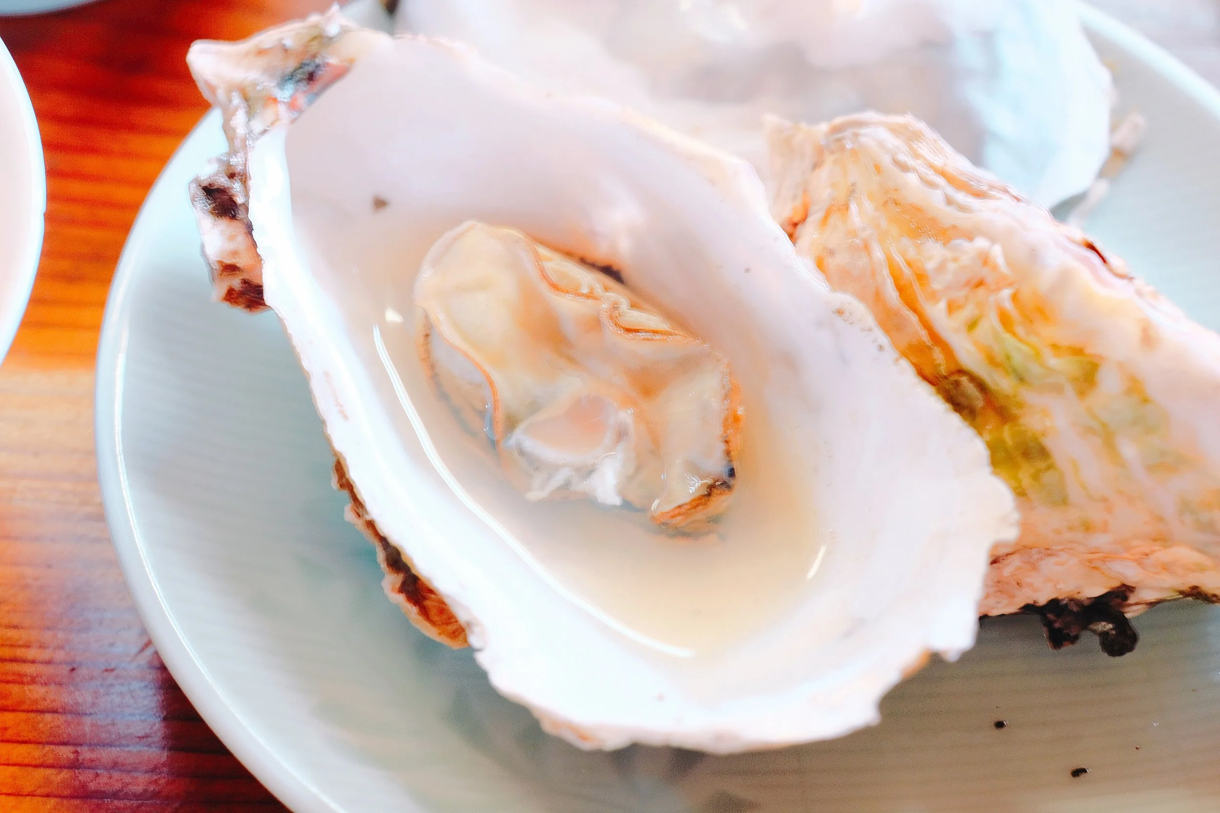 蒸し牡蠣