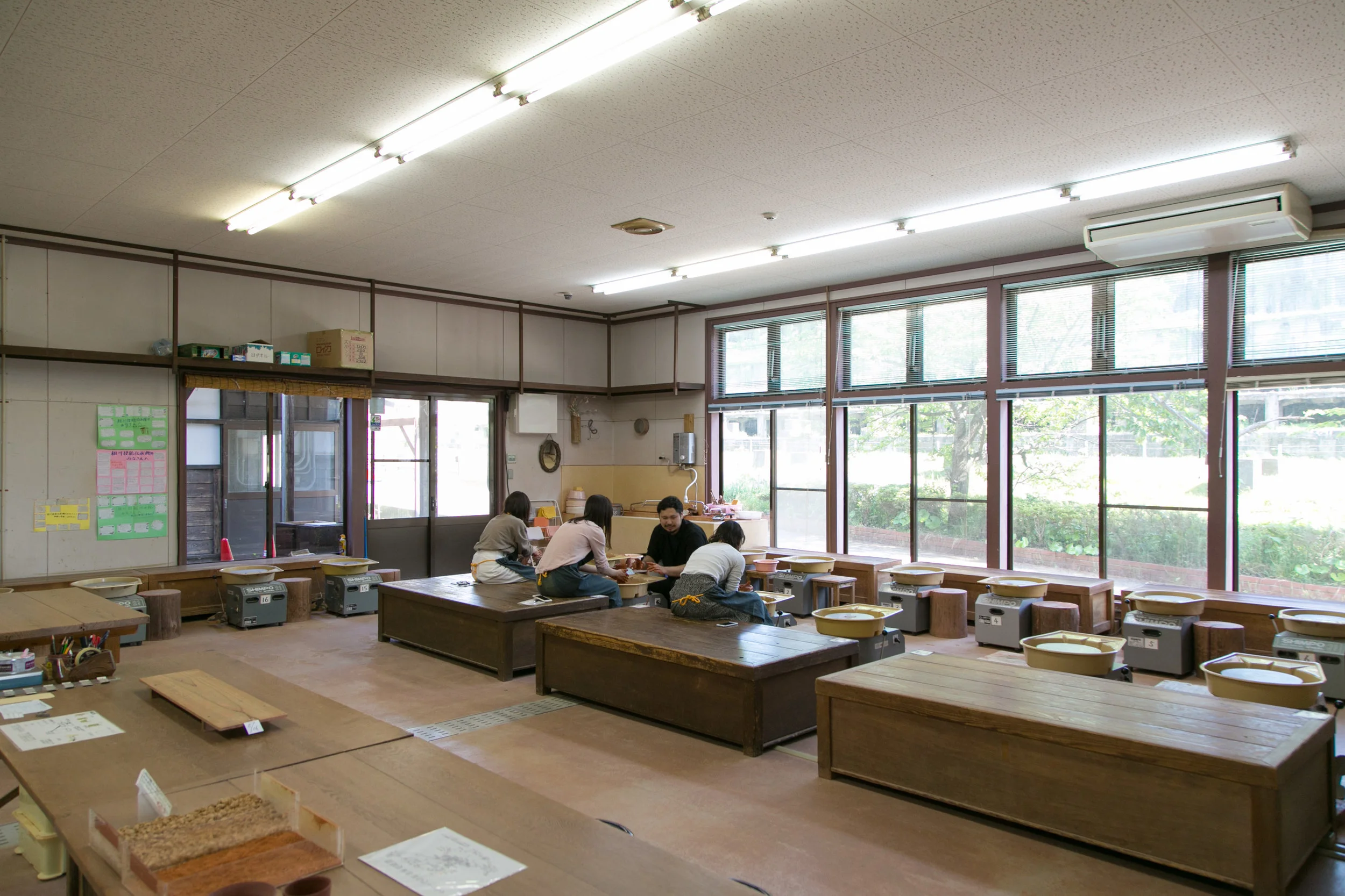広々とした体験場所