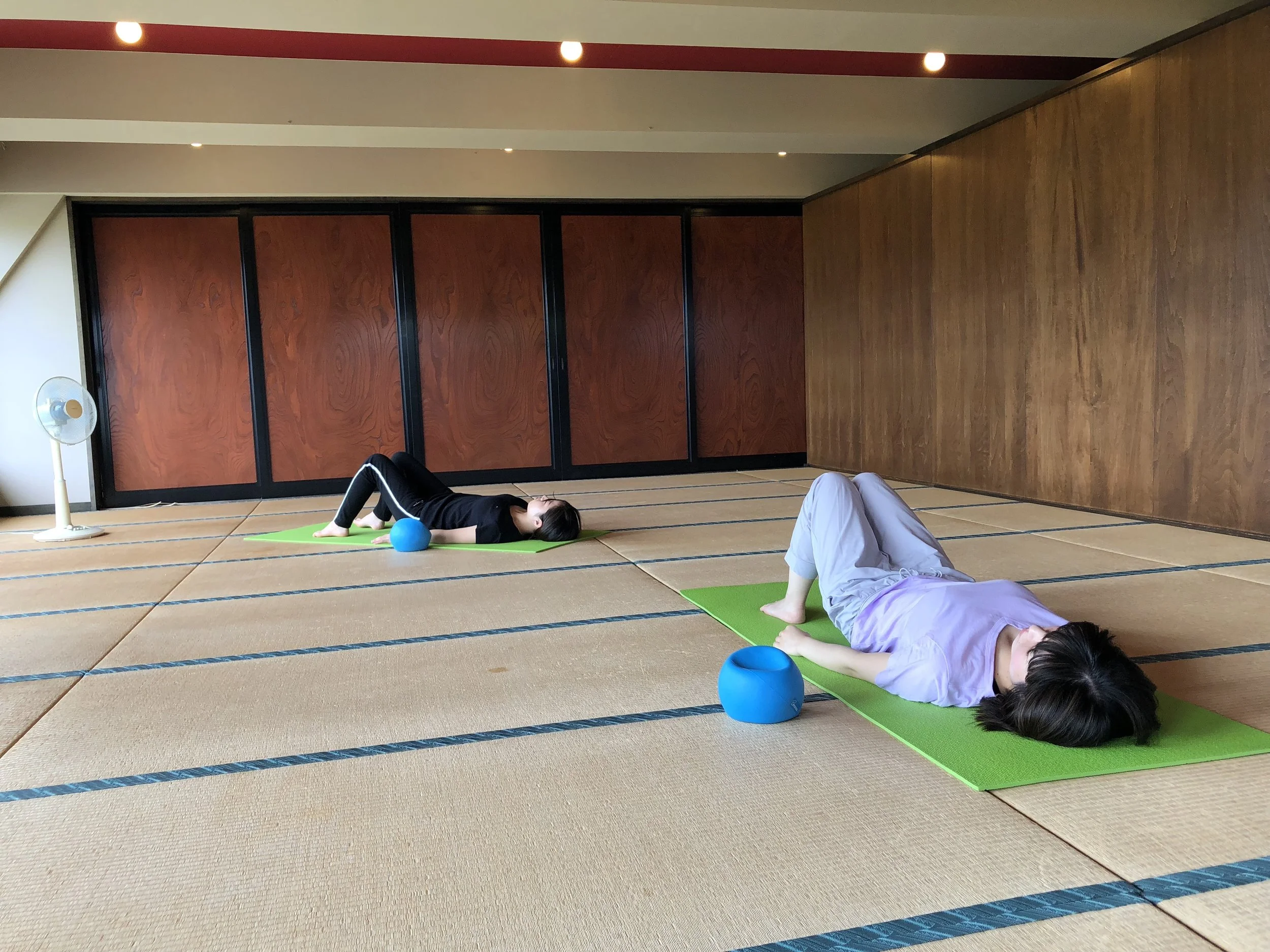 インナーマッスルを意識して