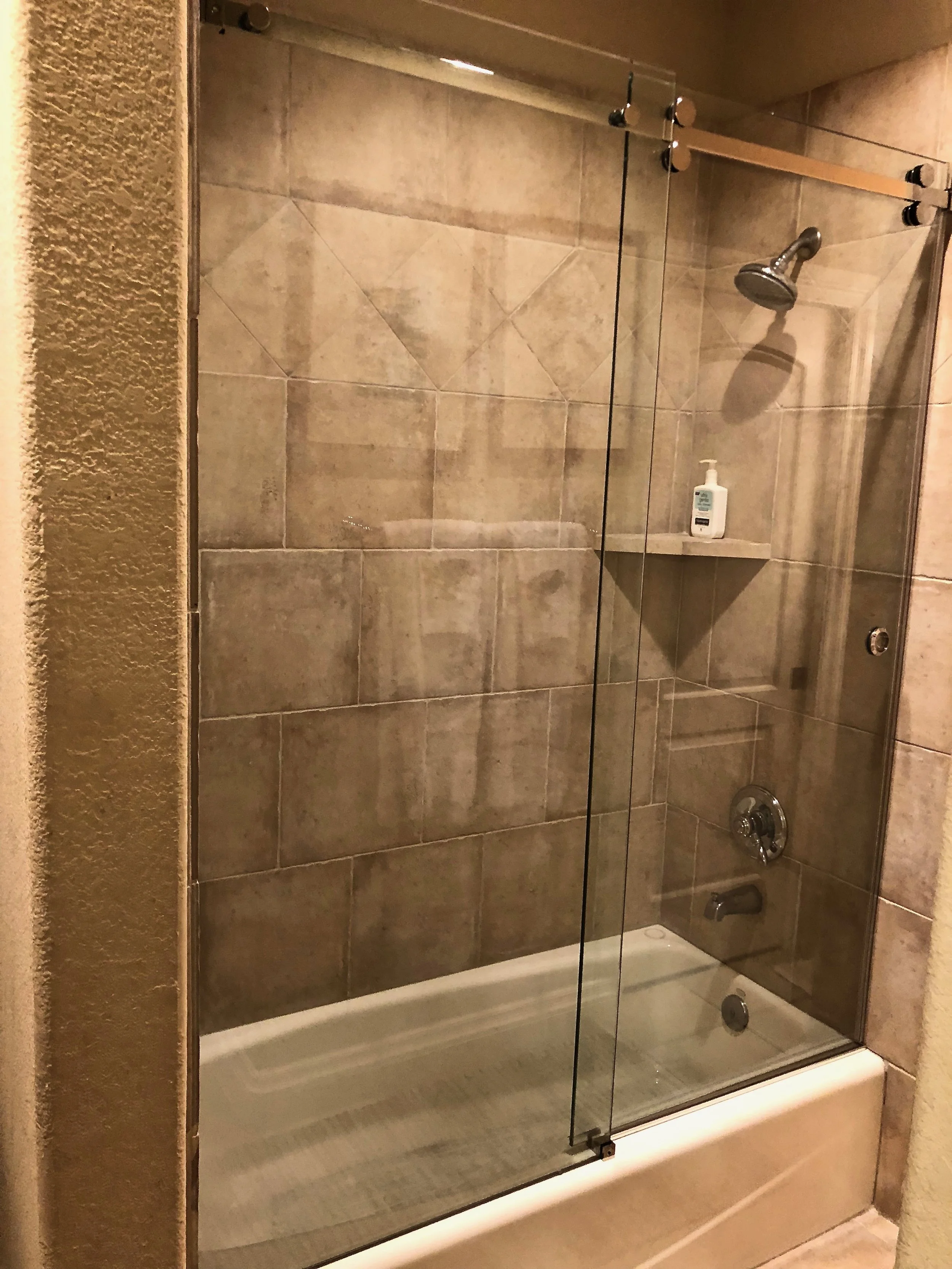 Take Down The Curtain -Glass options for your bathtub-Serenity Slider